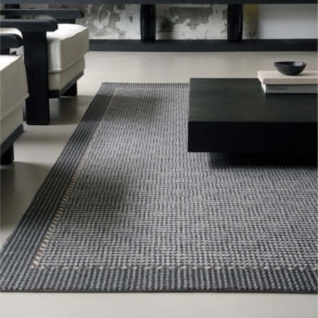 พรม MJhomedesigns The Nomad Series ขนาด 140 x 200 ซม. ดำ_4