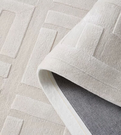 พรม MJhomedesigns Custom made carpet, Acrylic material 4.5lbs ขนาด 160 x 230 ซม. ครีม_5