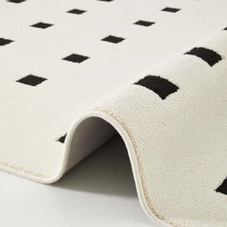 พรม MJhomedesigns Black Grid Series ขนาด 160 x 230 ซม. ครีม_7