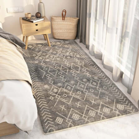 พรม MJhomedesigns Bedside Carpets 120 x 160 ซม. ดำ_6