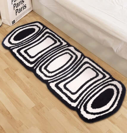 พรม MJhomedesigns Bedside Carpet 60 50 x 160 ซม. ขาว V2_7