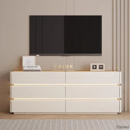 ตู้เก็บของ MJhomedesigns TB1060 สีครีม L120xW30XH63 cm_4