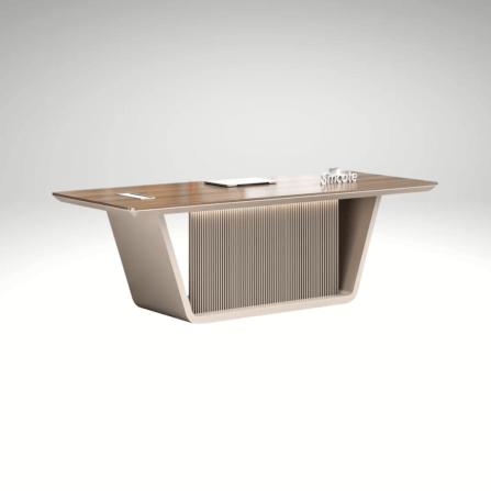 โต๊ะทำงาน MJhomedesigns TB682 สีน้ำตาล L200xW88xH75 cm _3