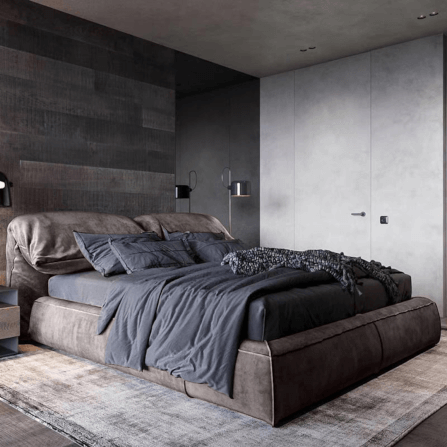 เตียงนอน Mjhomedesigns DC939 6ft: L212xW235xH88 cm_3