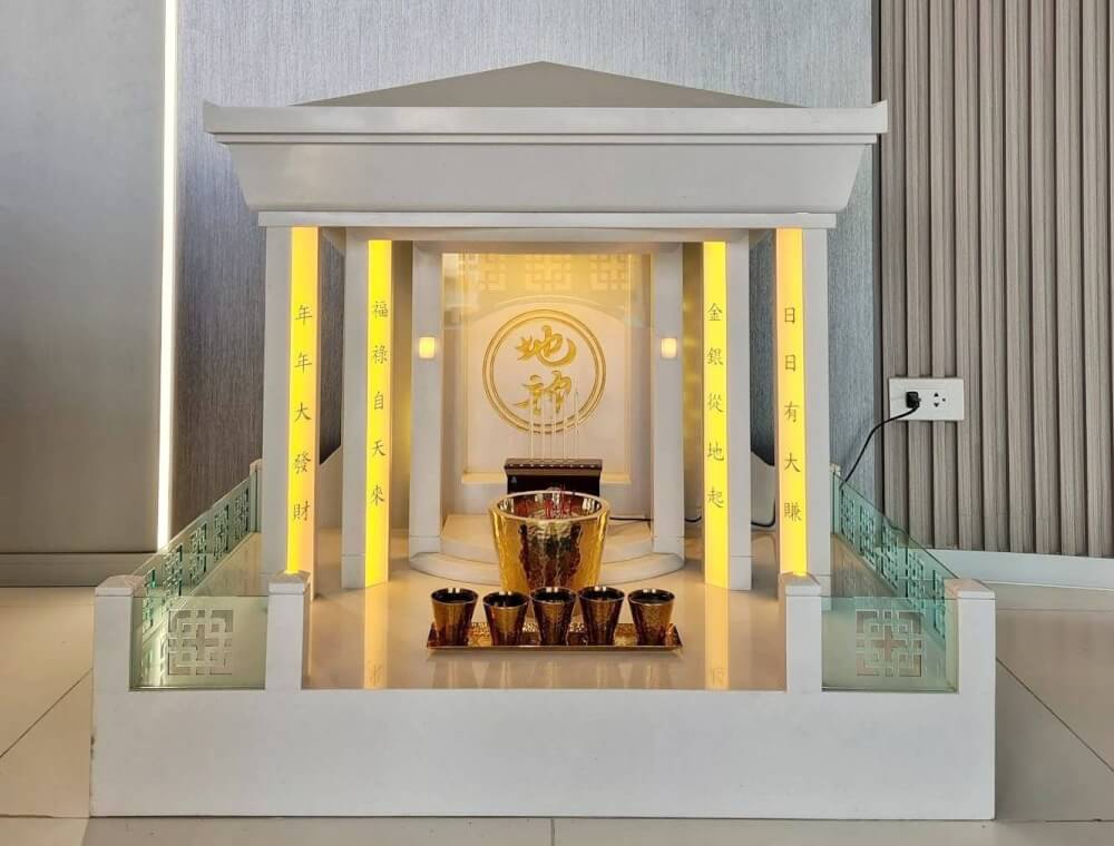 ตี่จู้หินอ่อน Aviva Spirit Modern Luxury ขนาด 35 นิ้ว สีขาว