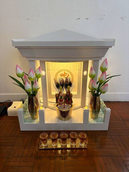 ตี่จู้หินอ่อน Aviva Spirit Modern Luxury ขนาด 24 นิ้ว สีขาว