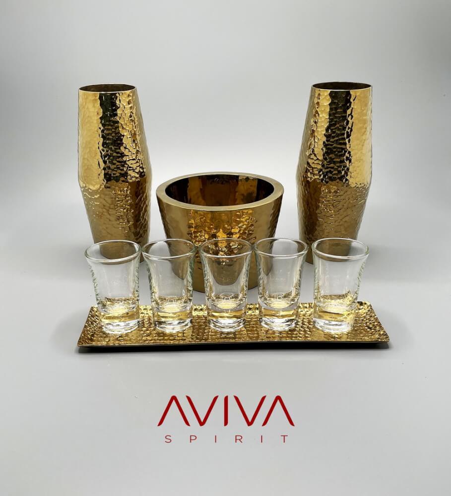 ชุดเครื่องไหว้ Aviva Spirit Modern Luxury Stainless 304 ชุบ Titanium บูชาสิ่งศักดิ์สิทธิ์ สี Gold ไซส์ S