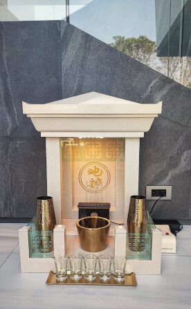ตี่จู้หินอ่อน Aviva Spirit Modern Luxury ขนาด 18.5 นิ้ว สีเบจน้ำตาลอ่อน_5