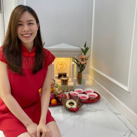 ตี่จู้หินอ่อน Aviva Spirit Modern Luxury ขนาด 24 นิ้ว สีขาว_9