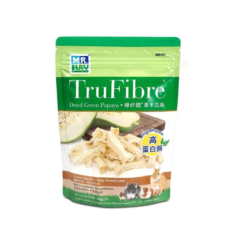 มะละกอเขียวสดอบแห้ง MR.HAY TRUFIBRE (MH41) 50G