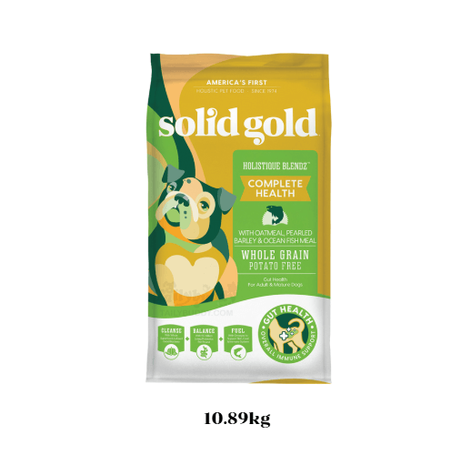 อาหารสุนัขโฮลิสติก SOLID GOLD HOLISTIQUE BLENDZ สำหรับสุนัขโต สูงวัย และมีน้ำหนักเกิน (10.89KG)_0