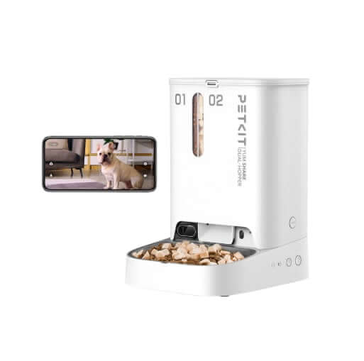 เครื่องให้อาหารสัตว์เลี้ยงอัจฉริยะ PETKIT YUMSHARE DUAL-HOPPER WITH CAMERA 5L_0