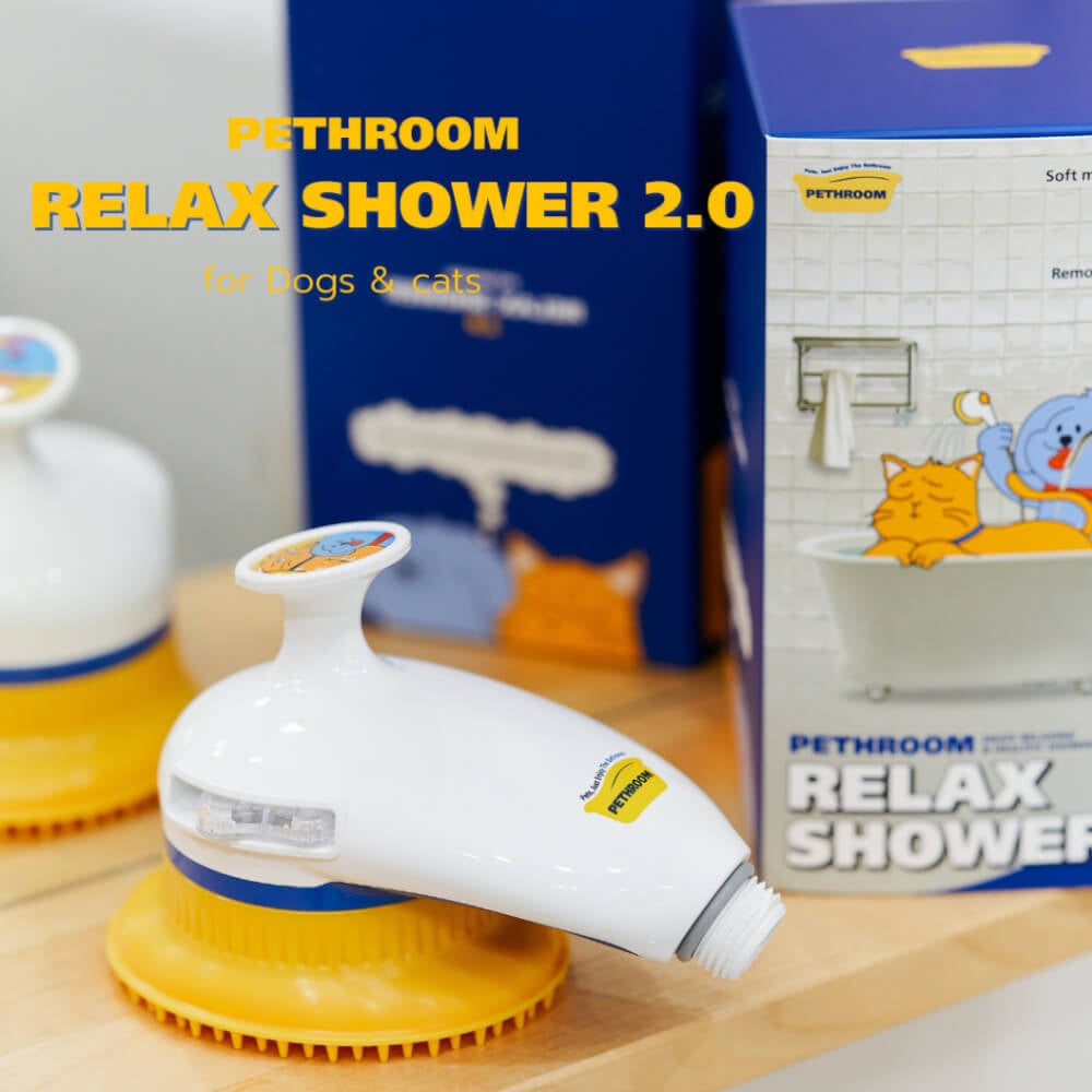 ฝักบัวอาบน้ำ PETHROOM RELAX SHOWER 2.0 สำหรับสุนัข และแมว