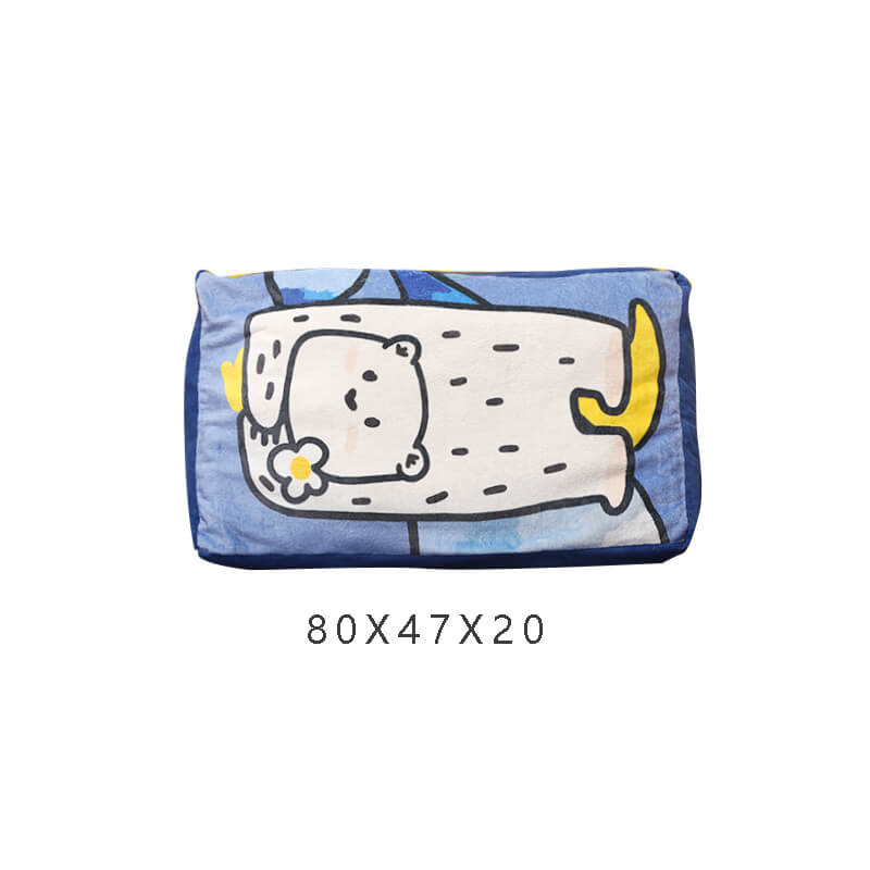 ที่นอนสัตว์เลี้ยง MIAOHO RAINBOW PET SOFA ลายหมีขาว_4