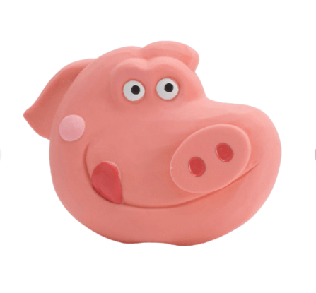 ของเล่นสุนัข Q-MONSTER FLAT HEAD ตุ๊กตารูปหมู_0