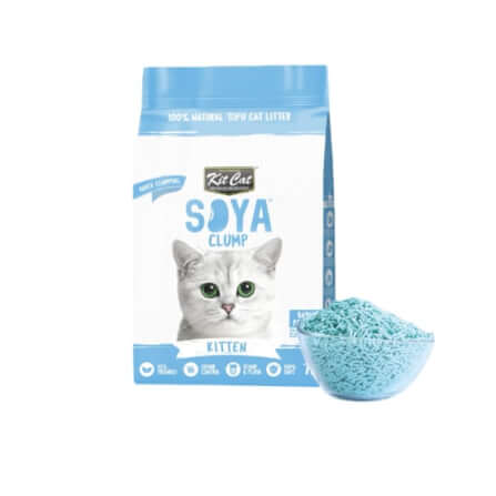 ทรายแมวเต้าหู้ KIT CAT SOYA CLUMP กลิ่นแป้งเด็ก ขนาด 7 ลิตร_0