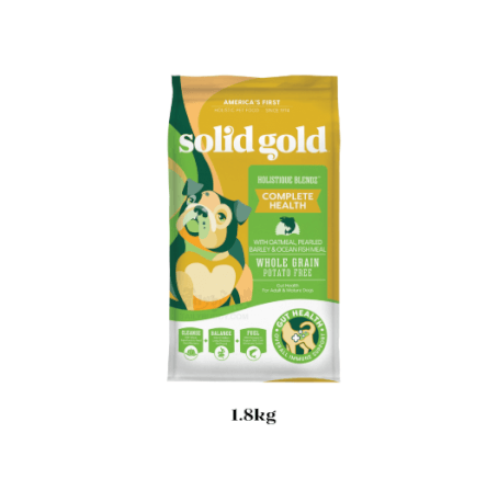 อาหารสุนัขโฮลิสติก SOLID GOLD HOLISTIQUE BLENDZ สำหรับสุนัขโต สูงวัย และน้ำหนักเกิน (1.8 KG)_0