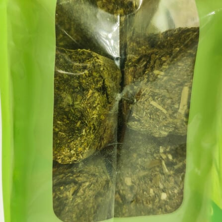 หญ้าอัลฟัลฟ่า อัดก้อน MR.HAY TRUFIBRE ALFALFA CUBE รสมินต์ (MH24) (500G)_3