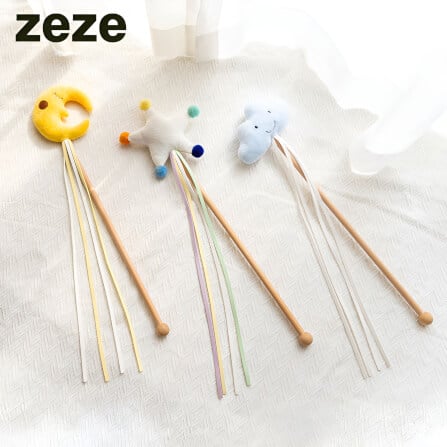 ไม้ตกแมว ZEZE STARRY WAND รูปพระจันทร์_5