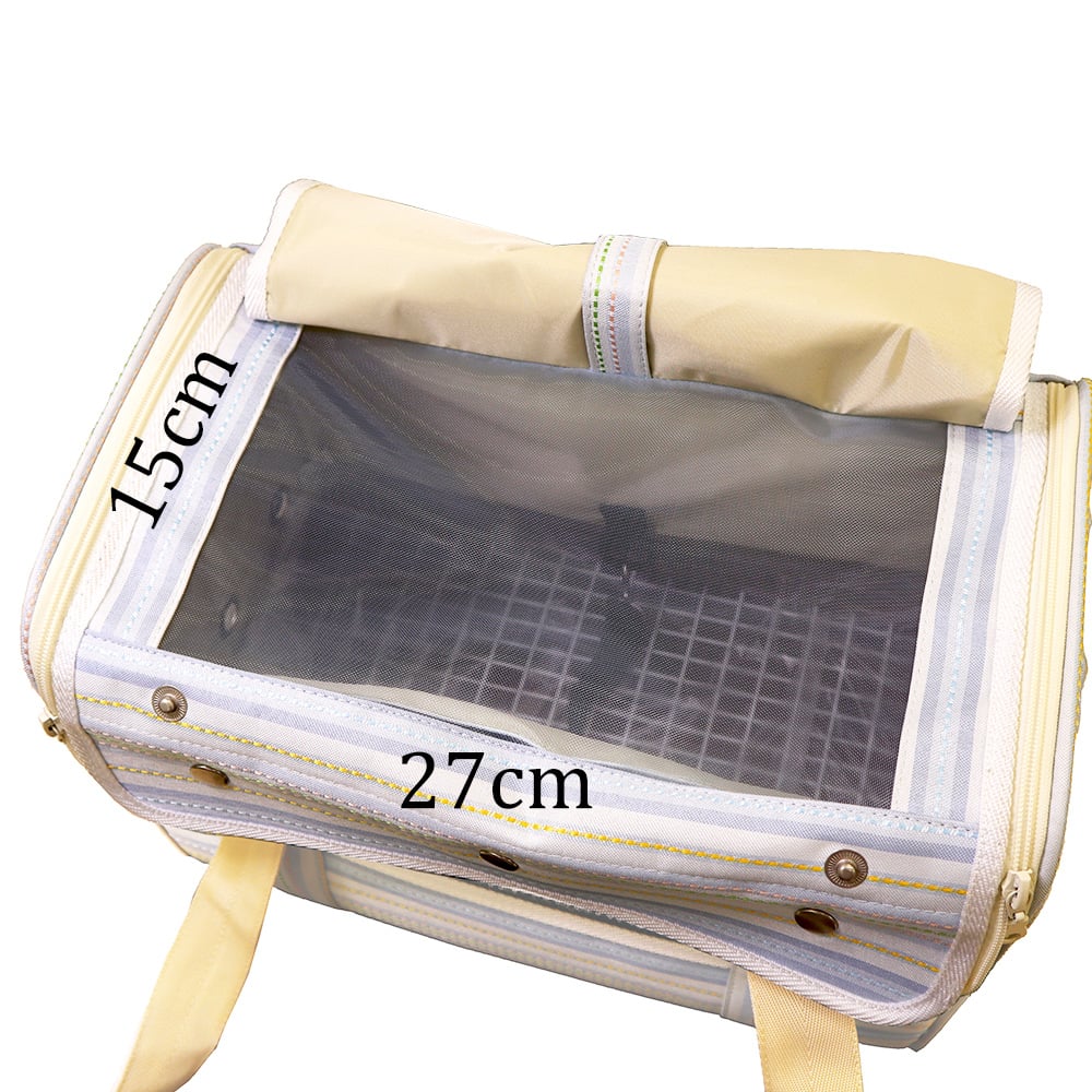 กระเป๋าเดินทางสำหรับสัตว์เล็ก MARUKAN MR-628, SIZE L (สีฟ้า)_3