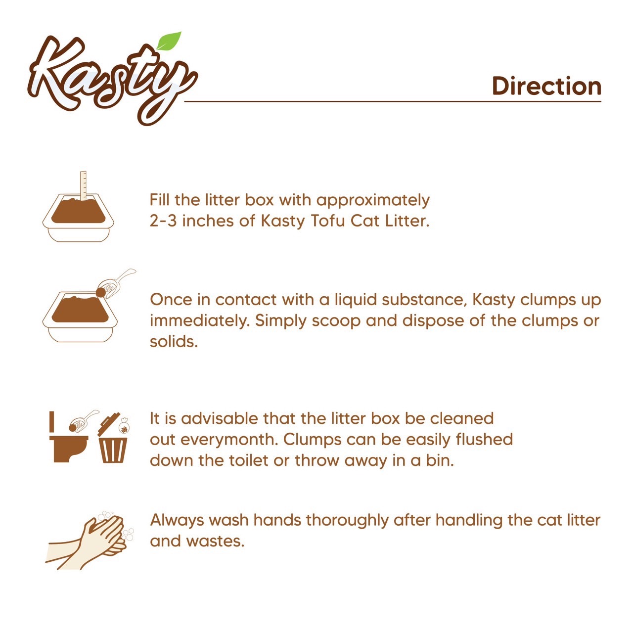 ทรายแมวเต้าหู้ kasty กลิ่นทิราเมสุ ลาเต้ ขนาด 6 ลิตร_3