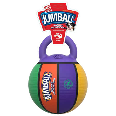 ของเล่นลูกบอลสุนัข GiGwi JUMPBALL มีหูจับ สำหรับสุนัขพันธุ์ใหญ่ พลังเยอะ ทนทาน_3