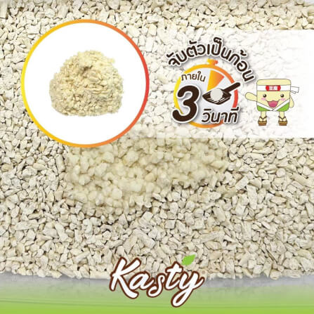 ทรายแมวเต้าหู้ kasty ชนิดเกล็ด สูตร Original ขนาด 20 ลิตร_2