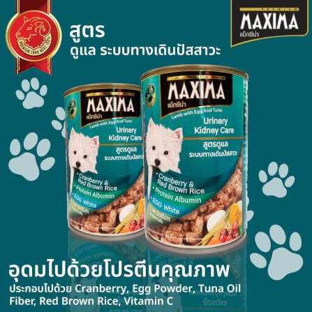 อาหารเปียกสุนัข แม็กซีม่า สูตรดูแล ระบบทางเดินปัสสาวะ 380 กรัม x4_5
