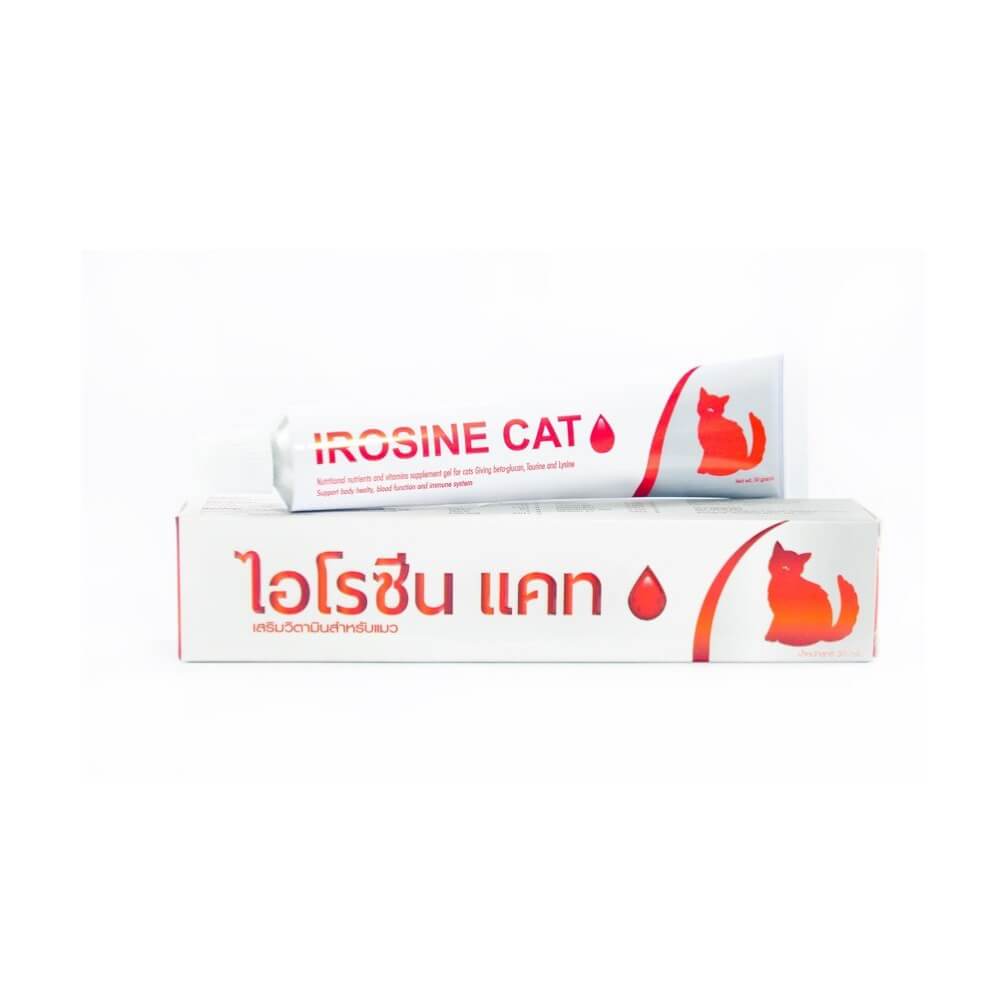 อาหารเสริม สำหรับแมว ไอโรซีนแคท เจลบำรุงเลือด 30 กรัม