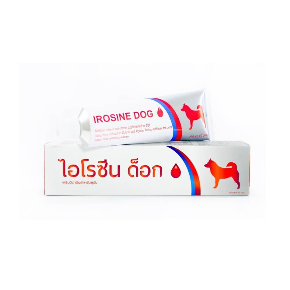 อาหารเสริม สำหรับสุนัข ไอโรซีนด็อก เจลบำรุงเลือด 80 กรัม