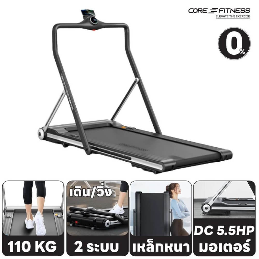 ลู่วิ่งไฟฟ้า COREFITNESS รุ่น FLEX SLIM 3.5HP (PEAK 5.5HP)