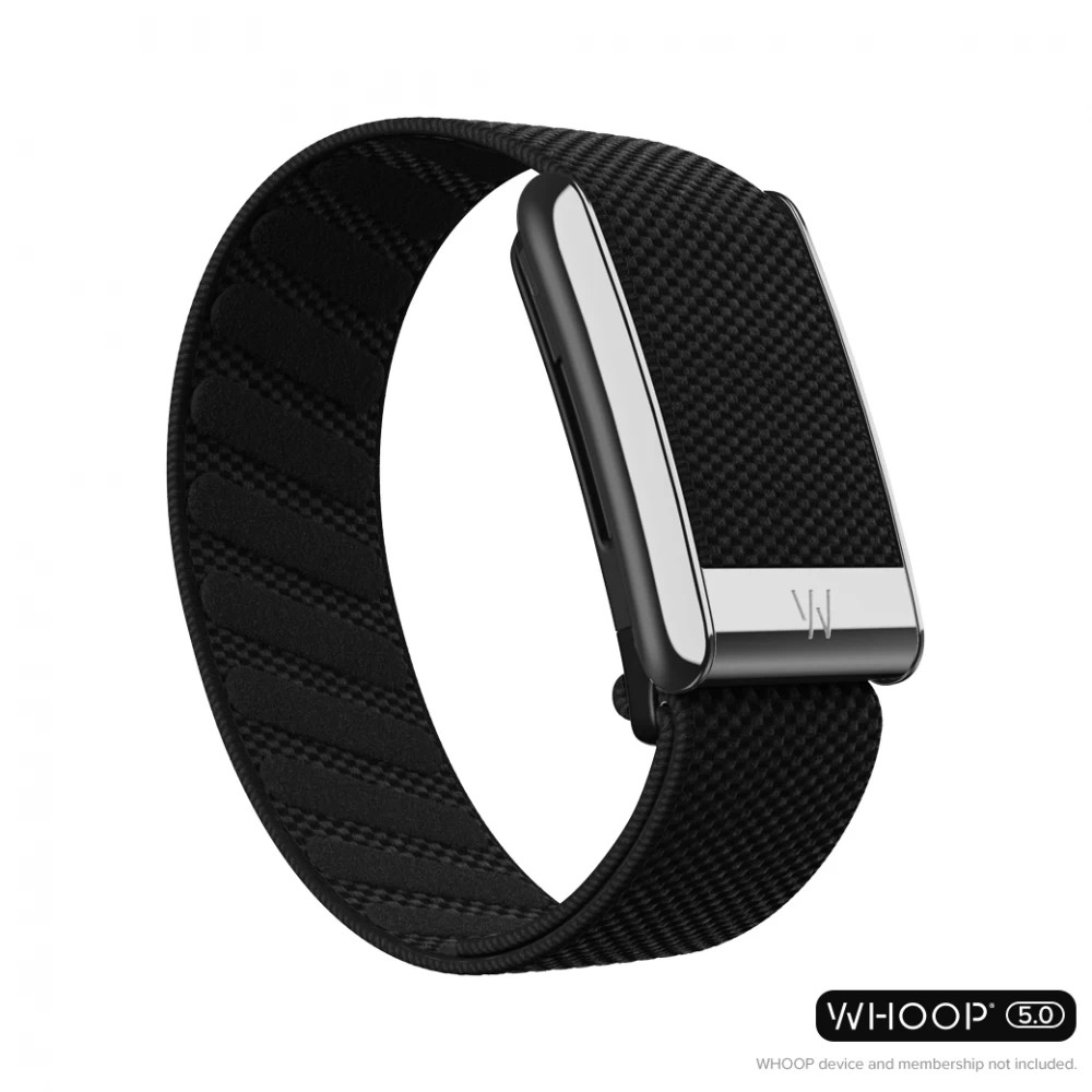 สายสำรอง SUPERKNIT LUXE WHOOP 5.0 - OBSIDIAN WITH TITANIUM_1
