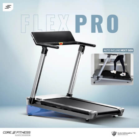 ลู่วิ่งไฟฟ้า CORE-FITNESS FLEX PRO 7HP (AUTO INCLINE) SMART TOUCH DISPLAY จอพับได้ 180 องศา_2
