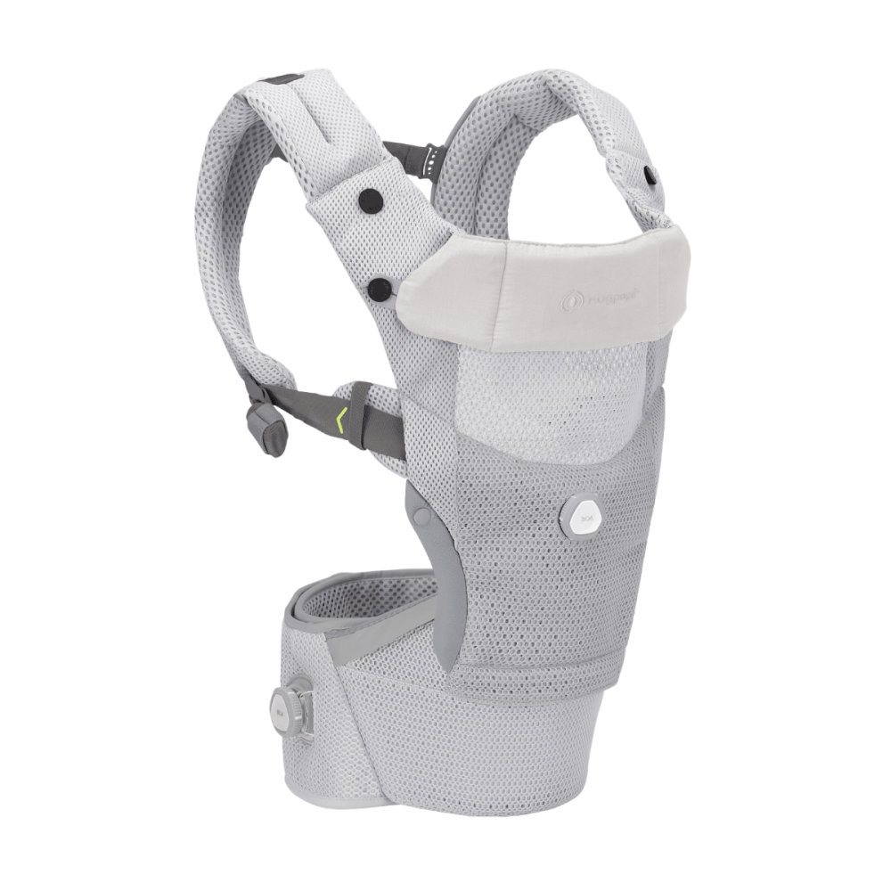 เป้อุ้ม​ HUGPAPA รุ่น DIAL-FIT MAX (BABY CARRIER) สีเทาอ่อน_0