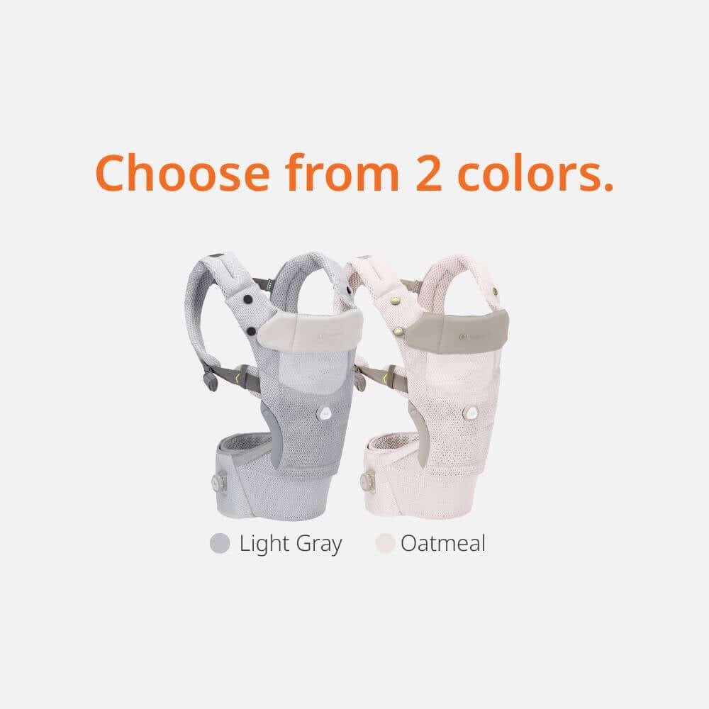 เป้อุ้ม​ HUGPAPA รุ่น DIAL-FIT MAX (BABY CARRIER) สีครีมอมเทา_10