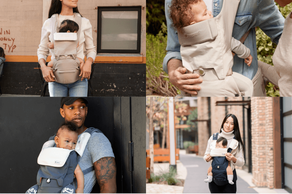 เป้อุ้ม​ HUGPAPA รุ่น DIAL-FIT PRO (3IN1 HIP SEAT CARRIER) สีงาช้าง