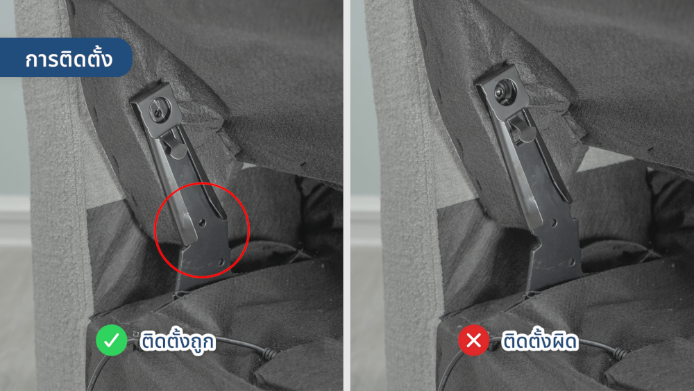 เก้าอี้ปรับนอนไฟฟ้า PRINCE & PRINCESS สำหรับคุณแม่ LULLANEST AUTO SWING สีงาช้าง