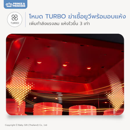 เครื่องอบยูวี PRINCE & PRINCESS รุ่น UV GEN 3 LED_9