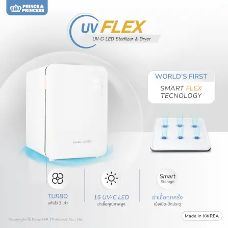 เครื่องอบยูวี PRINCE & PRINCESS รุ่น UV FLEX_11