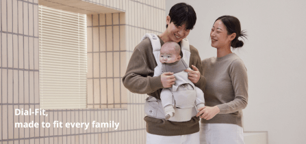 เป้อุ้ม​ HUGPAPA รุ่น DIAL-FIT PRO (3IN1 HIP SEAT CARRIER) สีเทา_11