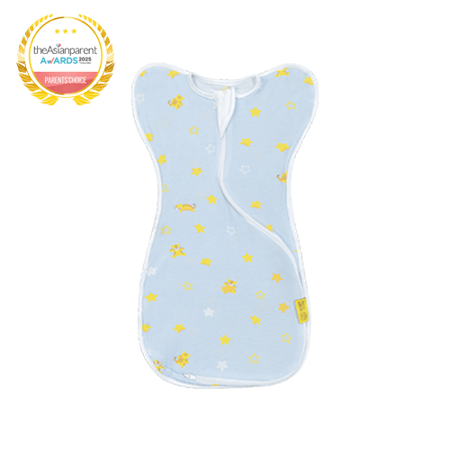 ถุงนอนเด็ก BABY TATTOO แบบซิป S ไซซ์ M สีฟ้า