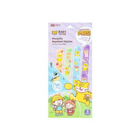 สติกเกอร์กันยุงเเถบยาว BABY TATTOO กลิ่นลาเวนเดอร์_0