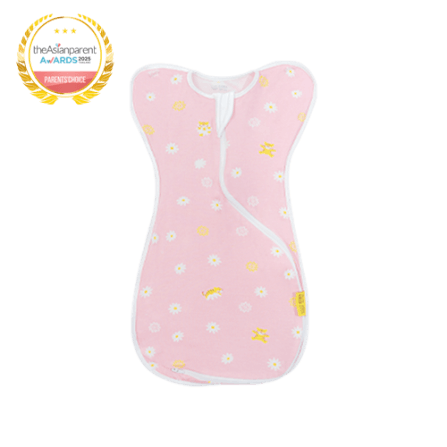 ถุงนอนเด็ก BABY TATTOO แบบซิป S ไซซ์ S สีชมพู_0