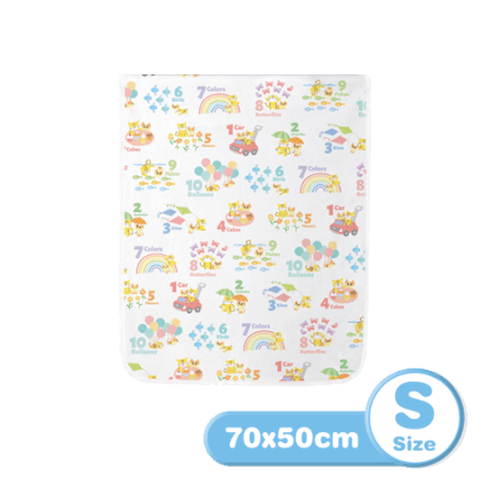 แผ่นรองกันเปื้อน BABY TATTOO ลายตัวเลข SIZE S_8