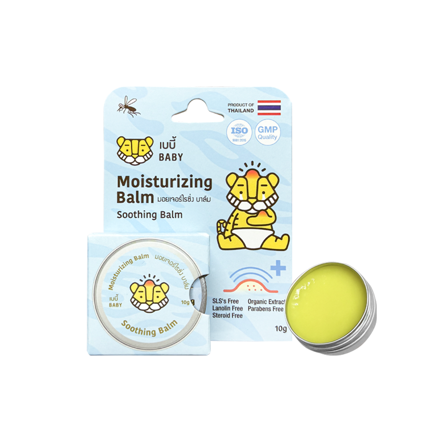 เบบี้มอยเจอร์ไรซิ่ง บาล์มทาหลังยุงกัด BABY TATTOO สีฟ้า_0