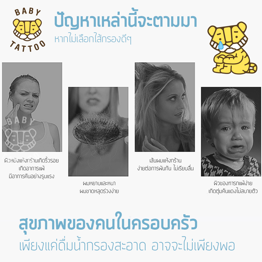ช่องกรองหินขจัดคลอรีน BABY TATTOO_2