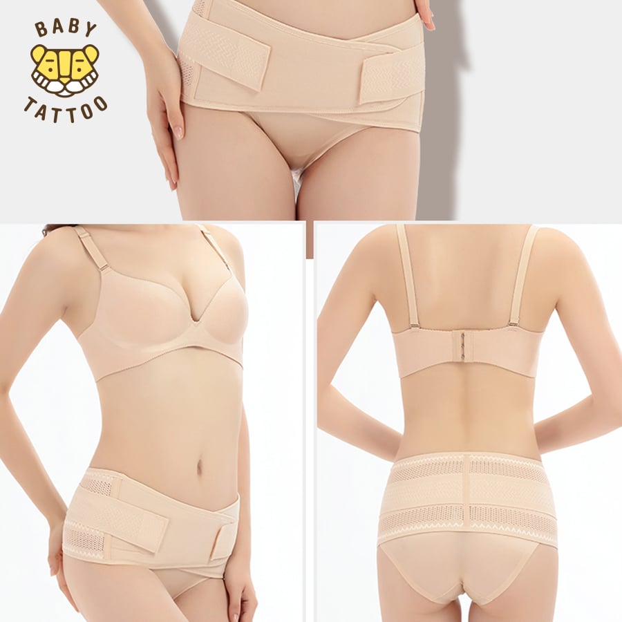 เข็มขัดรัดเชิงกราน BABY TATTOO  ไซซ์ L สีเนื้อ_6