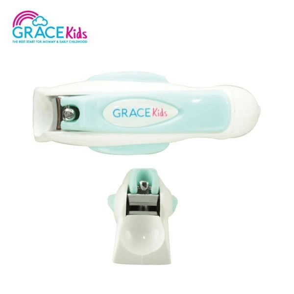 กรรไกรตัดเล็บเด็กลายการ์ตูน Grace Kids  สีชมพู