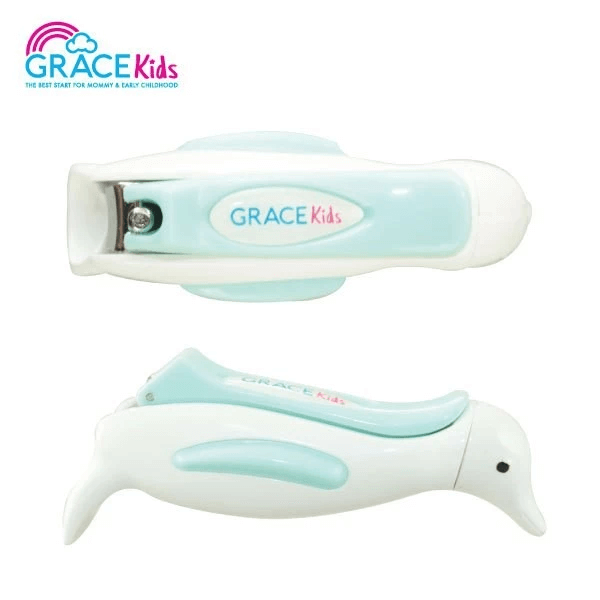 กรรไกรตัดเล็บเด็กลายการ์ตูน Grace Kids  สีชมพู