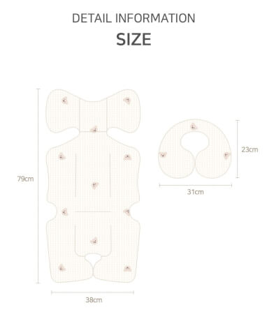 เบาะรองรถเข็น คาร์ซีท ARIBEBE ผ้าฝ้าย ลายไดโนเสาร์_8